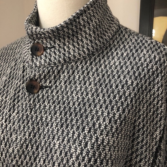 Billy Reid Alister Jacket Button Blk Wht Texture L - Picture 4 of 12